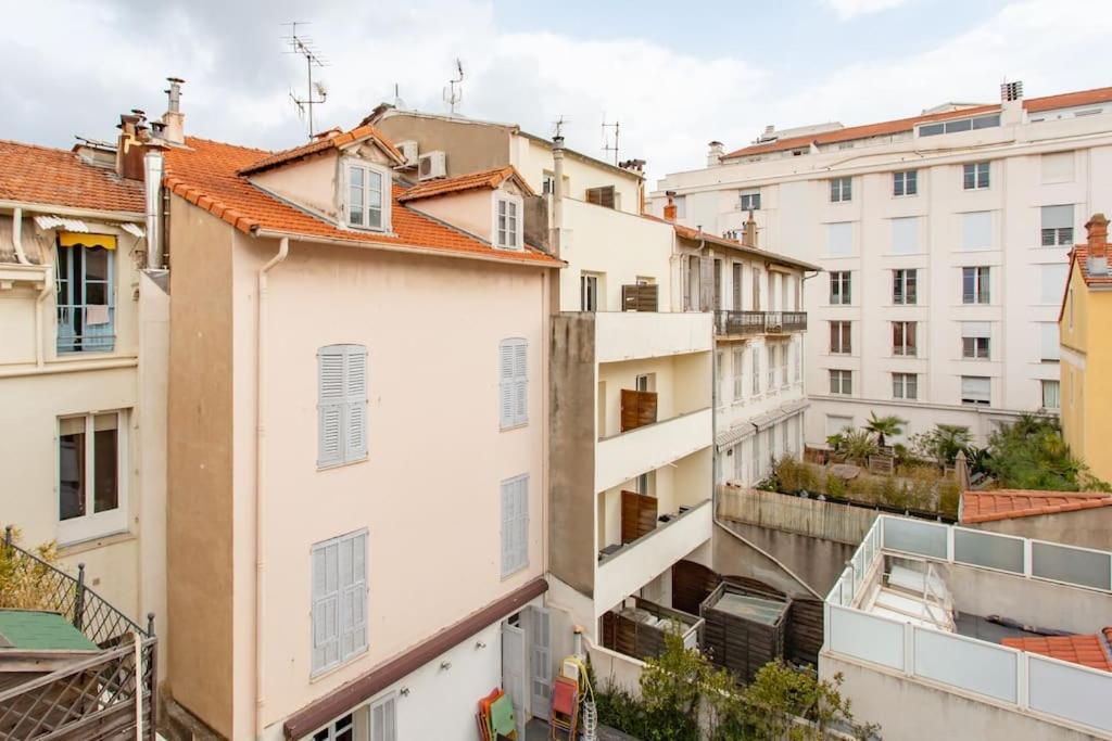 C16 - 2 Bdr Rue Antibes 4 Min Palais Festivals - Ac & Terrace Leilighet Cannes Eksteriør bilde
